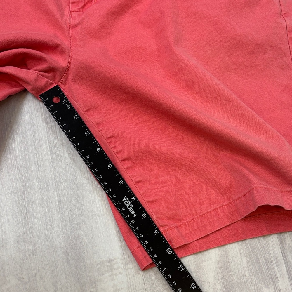 Vineyard Vines Coral Flat Front Shorts - Picture 5 of 6